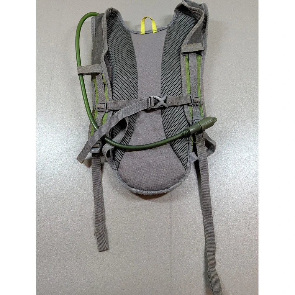 Outdoor Products Kilometer Hydration Pack Lime Green Gry Hiking Backpack Bladder